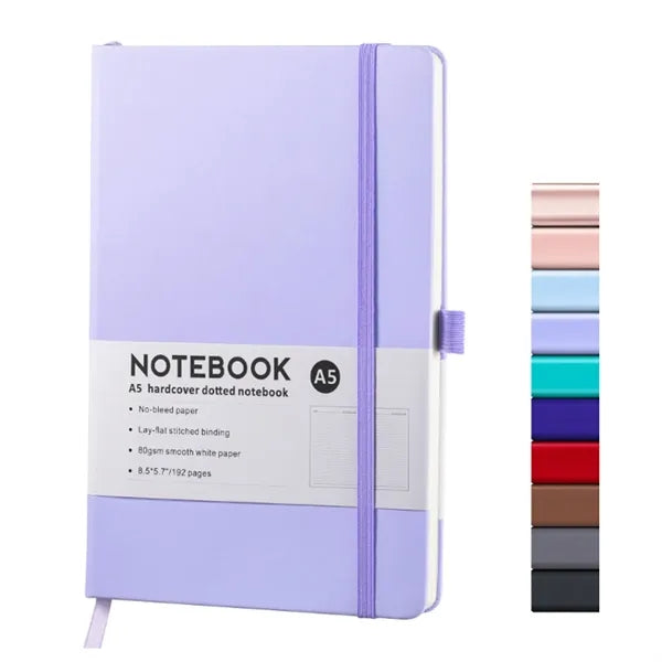 A5 Full-Color PU Notebook with Elastic Band