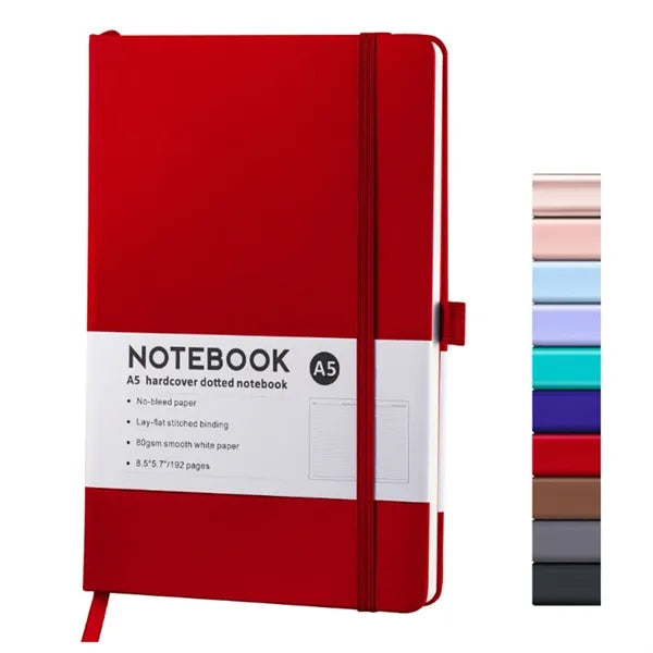 A5 Full-Color PU Notebook with Elastic Band