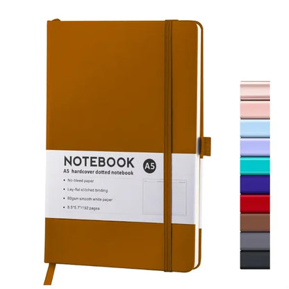 A5 Full-Color PU Notebook with Elastic Band