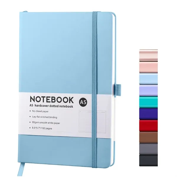 A5 Full-Color PU Notebook with Elastic Band