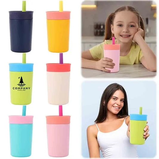 12OZ Insulation Tumbler With Straw&Lids