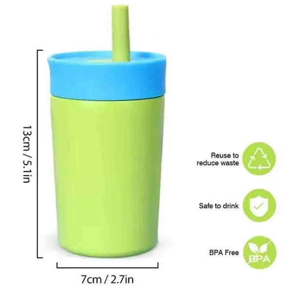 12OZ Insulation Tumbler With Straw&Lids