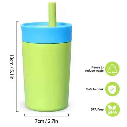 12OZ Insulation Tumbler With Straw&Lids