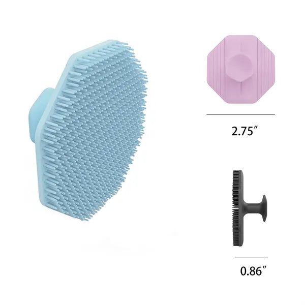 Octagonal Silicone Facial Cleaning Massage Brush