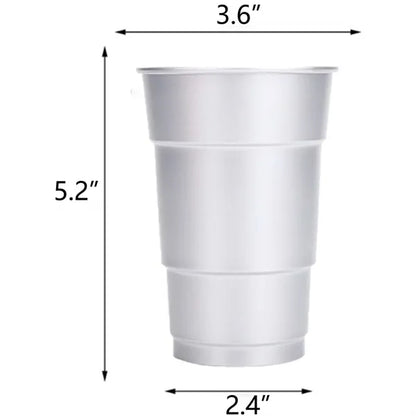 16 Oz Aluminum Stadium Party Beer Cup
