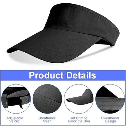 Quick-Dry Summer Sun Hat With Open-Top Design