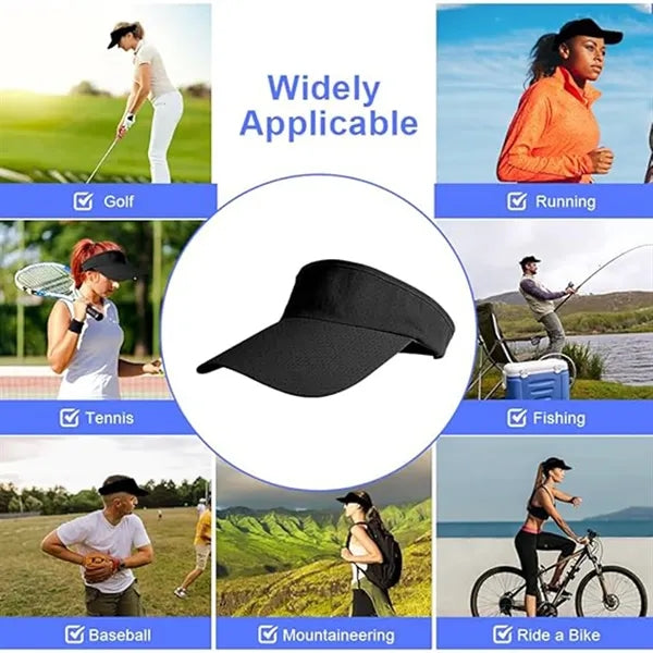 Quick-Dry Summer Sun Hat With Open-Top Design