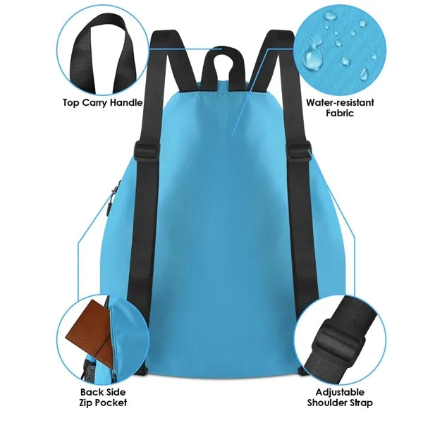 Mesh Drawstring Backpack