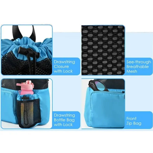 Mesh Drawstring Backpack