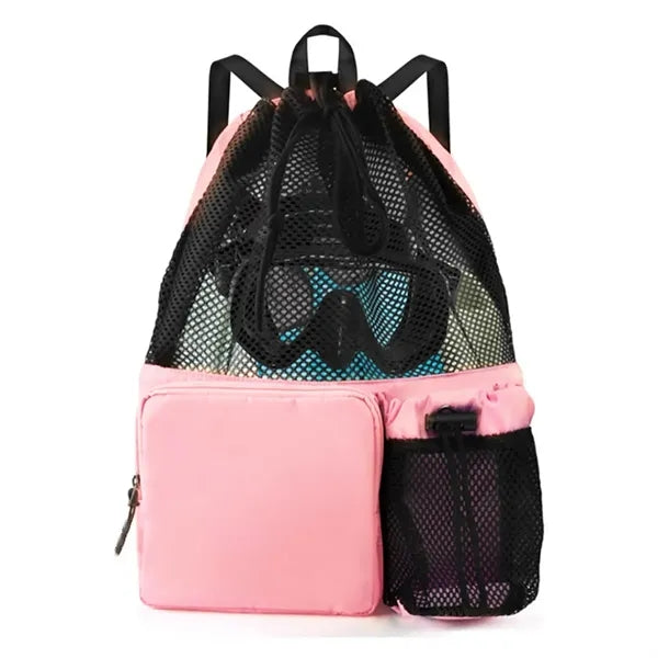Mesh Drawstring Backpack