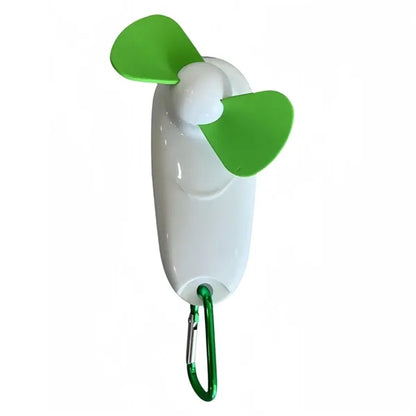 Mini Handheld Fan with Carabiner Clip