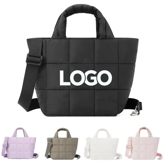 Puffy Crossbody Tote Bag