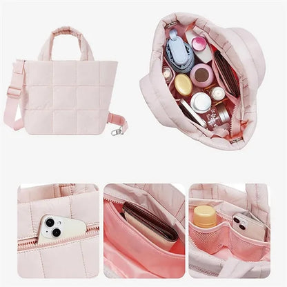 Puffy Crossbody Tote Bag
