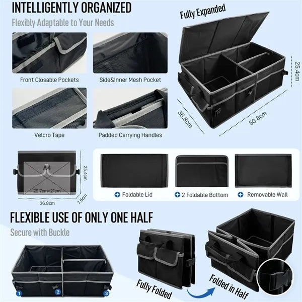 Foldable Car Trunk Organizer