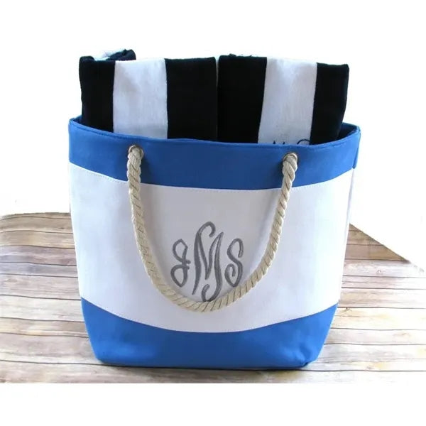 Nautical Beach Tote Bags
