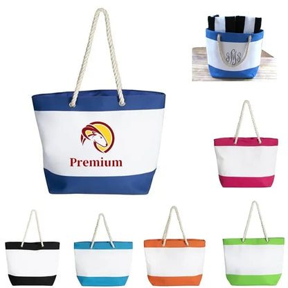Nautical Beach Tote Bags