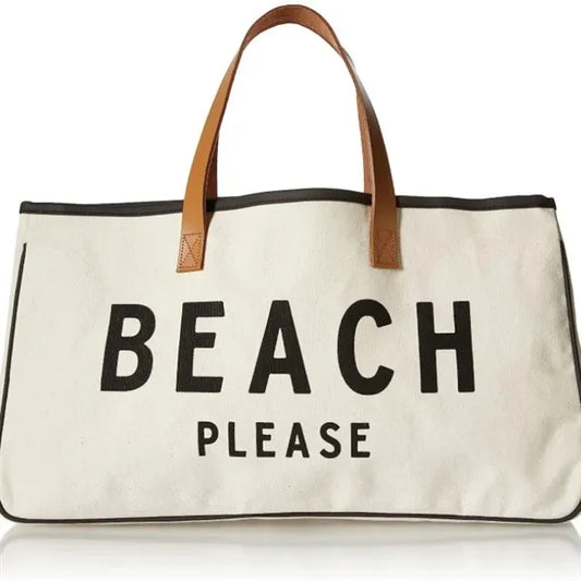 Beach Canvas Shoulder Bag