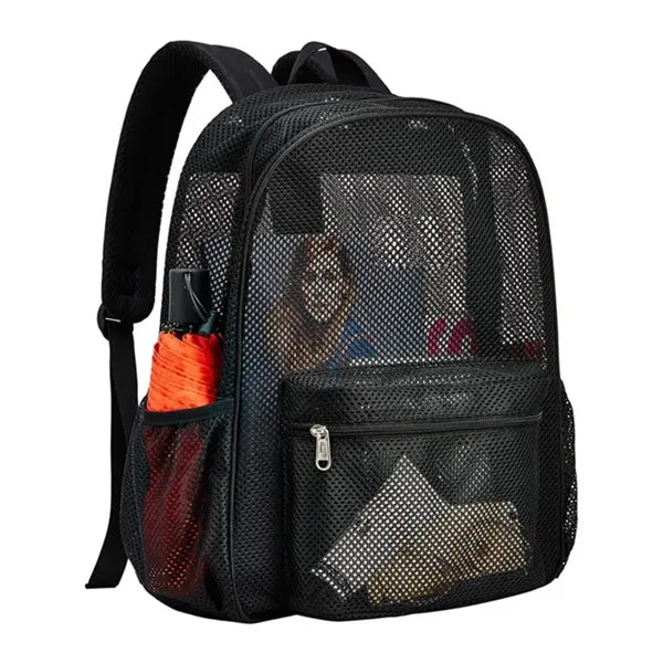 Semi Transparent Mesh Backpack