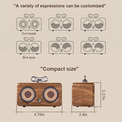 New Cartoon Owl Shaped Wireless Speaker