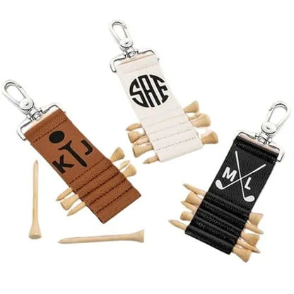 PU Leather Golf Tees Holder