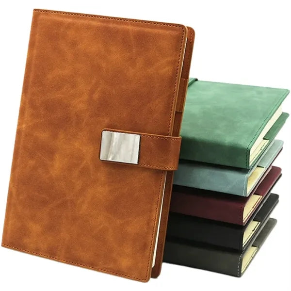 Leather Creative Notebook Student Planner Business Memo Pad