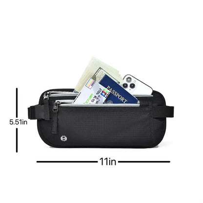 Customizable Logo Anti-Theft Travel Storage Wallet Waist Bag