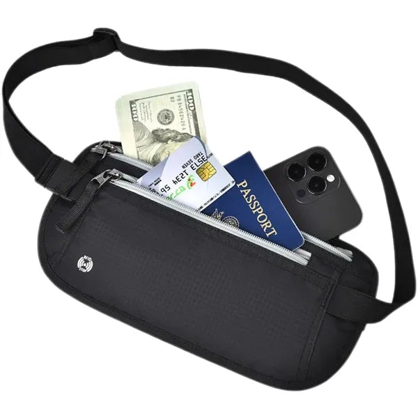 Customizable Logo Anti-Theft Travel Storage Wallet Waist Bag
