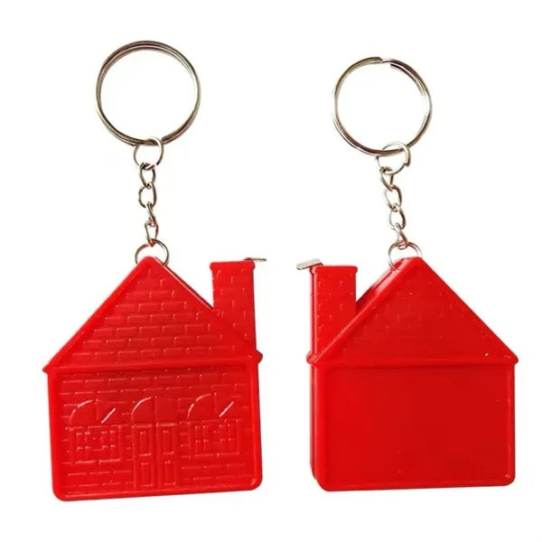 Creative Custom House Measuring Tape Keychain