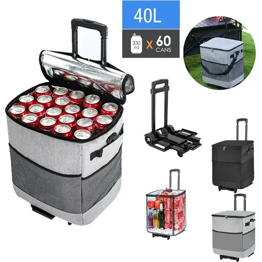 Collapsible Large Rolling Cooler