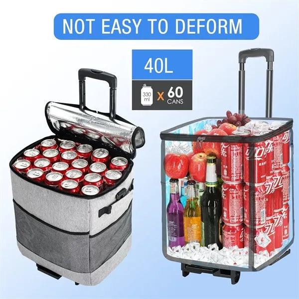 Collapsible Large Rolling Cooler