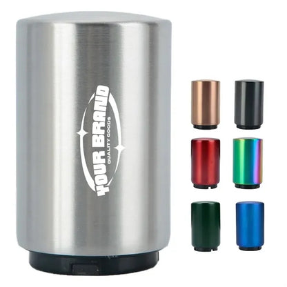 Stainless Steel Push-Type Magnetic Beer Bottle Opener
