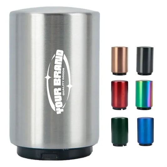 Stainless Steel Push-Type Magnetic Beer Bottle Opener
