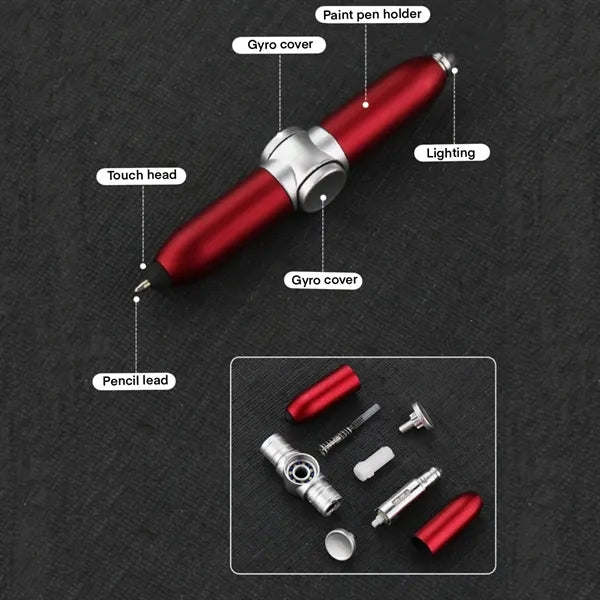 Fidget Spinner Pen With LED Light