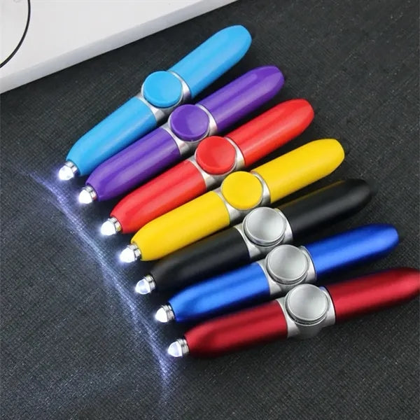 Fidget Spinner Pen With LED Light