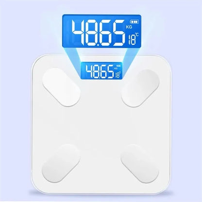 Digital Body Weight Scale With Temperature Sensor