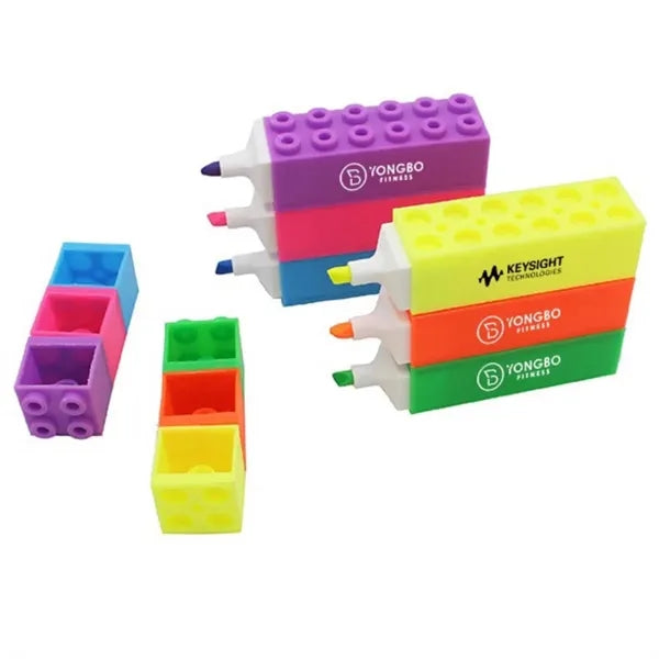 Creative Toy Brick-Shaped Building Block Highlighter
