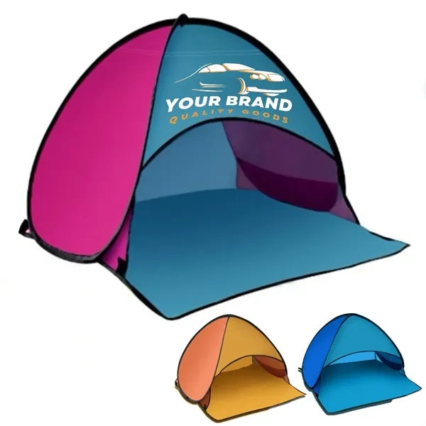 Custom Logo Pop Up Mini Lightweight Beach Camping Tent