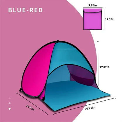 Custom Logo Pop Up Mini Lightweight Beach Camping Tent