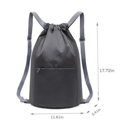 Large Capacity Casual Waterproof Drawstring Backpack