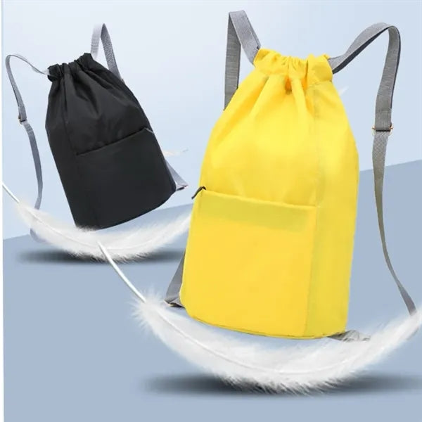 Large Capacity Casual Waterproof Drawstring Backpack