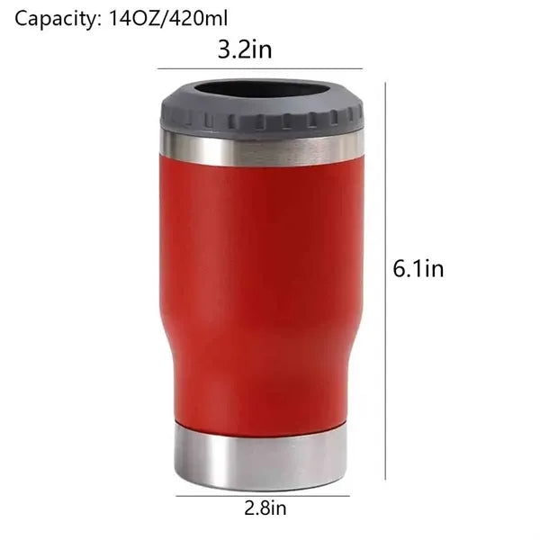 Stainless Steel Insulated Mug With Opener