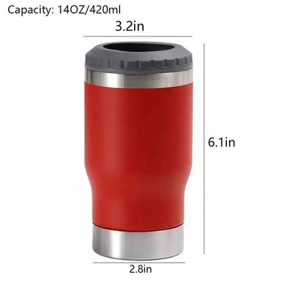 Stainless Steel Insulated Mug With Opener