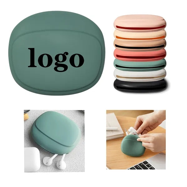 Silicone Earphone Storage Case/Usb Cable Organizer