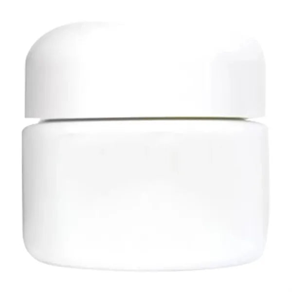 3.4Oz White Plastic Lotion Cream Jar Dispensers