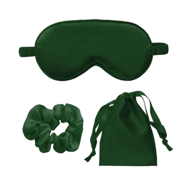 Eye Mask Hair Bands Drawstring Bag Set