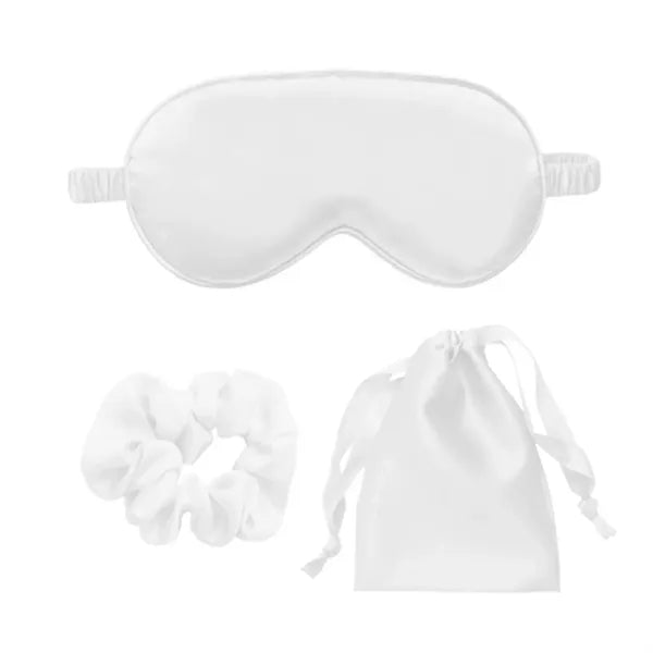 Eye Mask Hair Bands Drawstring Bag Set