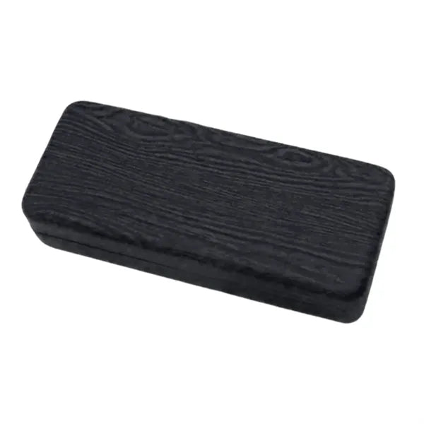 Wooden Grain Leather Glasses Case
