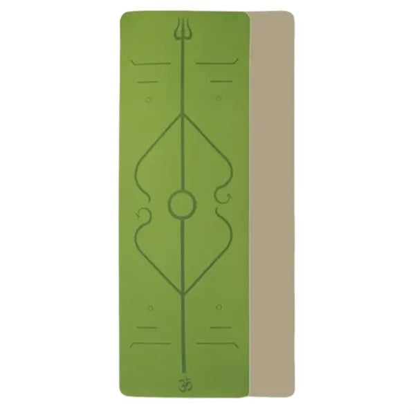 Yoga Mat With Alignment Line