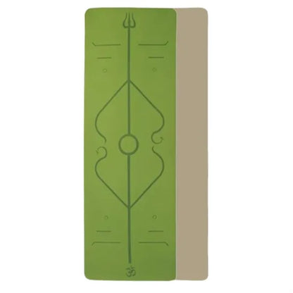 Yoga Mat With Alignment Line