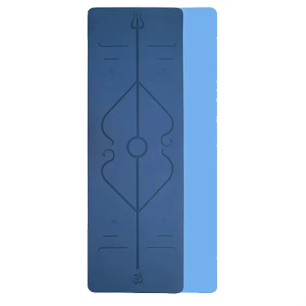 Yoga Mat With Alignment Line